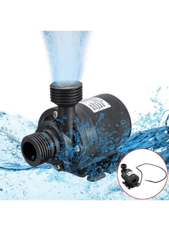 مضخة ماء غاطسة صغيرة، مضخة تداول مياه تعمل بتيار 24 فولط وهادئة، برفع حتى 5 أمتار - مثالية للنوافير والأحواض الميزات المائية والحدائق - Image 2